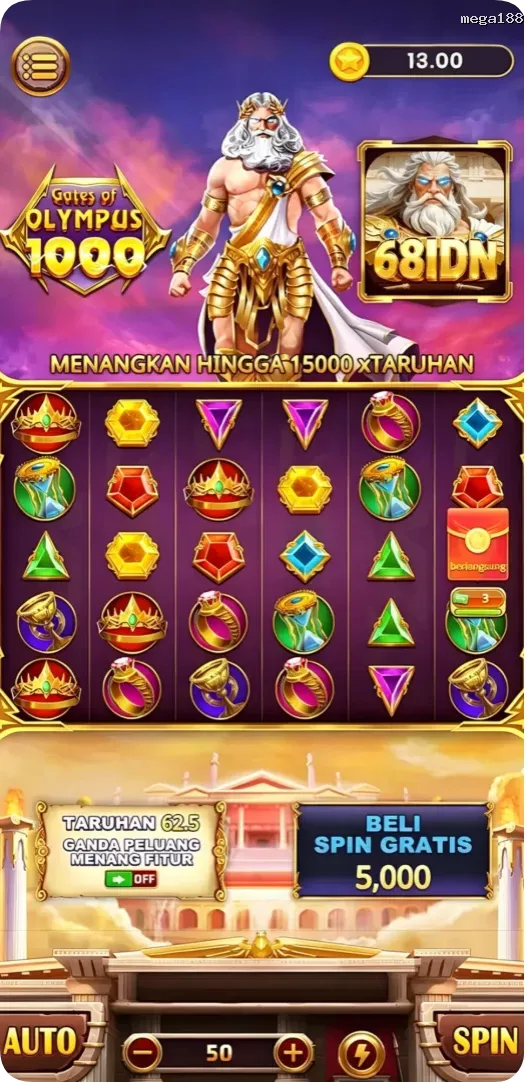 mega188 Tangkapan Layar - APK Resmi